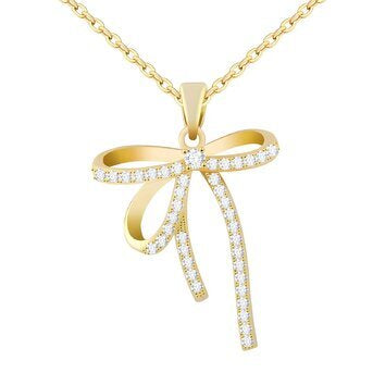 Collana con Ciondolo Geometrico in Acciaio Placcato Oro 18K