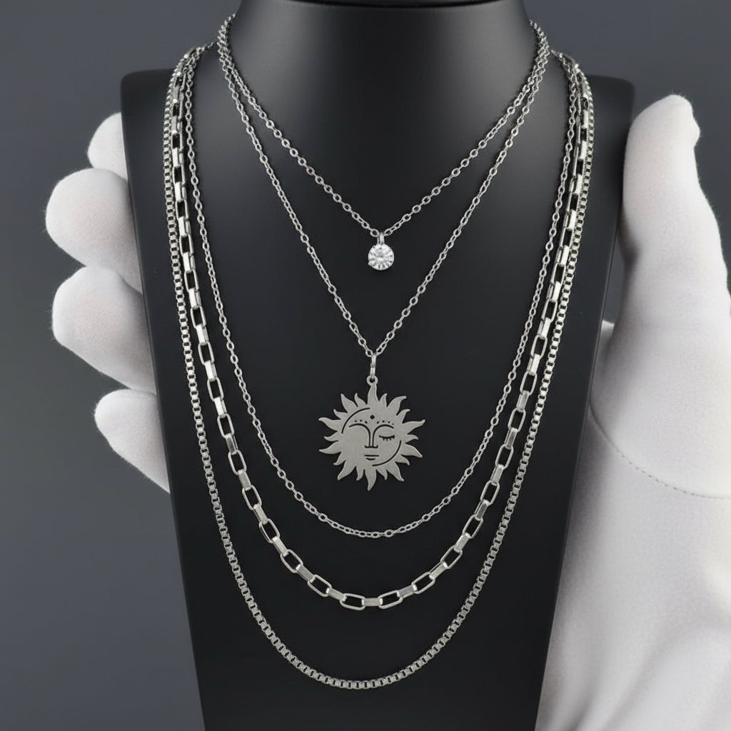 Collana a Catena in Acciaio Inossidabile