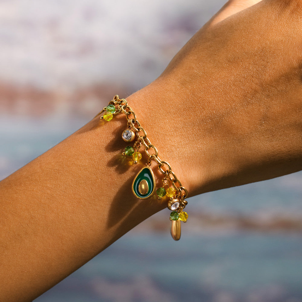 Bracciale Avocado in Acciaio Inossidabile