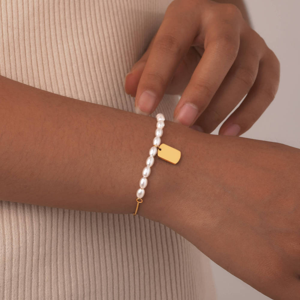 Bracciale Inciso in Rilievo 3D in Acciaio Inossidabile - Design Artistico Unico