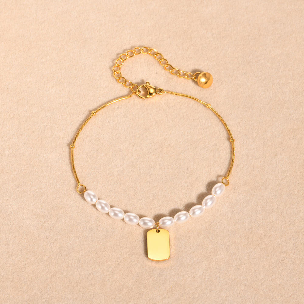 Bracciale Inciso in Rilievo 3D in Acciaio Inossidabile - Design Artistico Unico