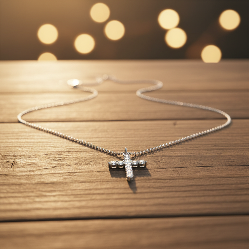 Collana Croci in Acciaio Inossidabile